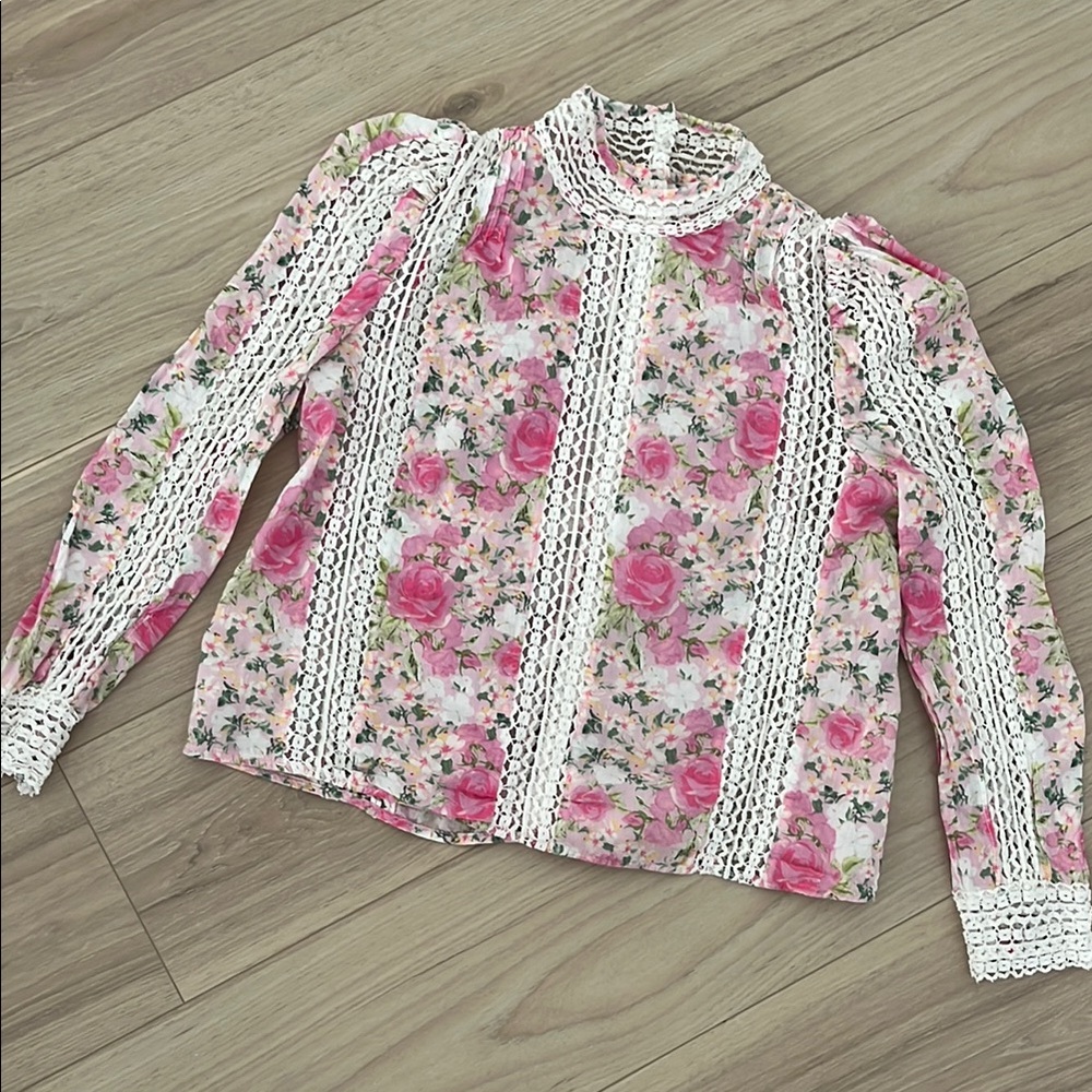 Love shack fancy blouse top